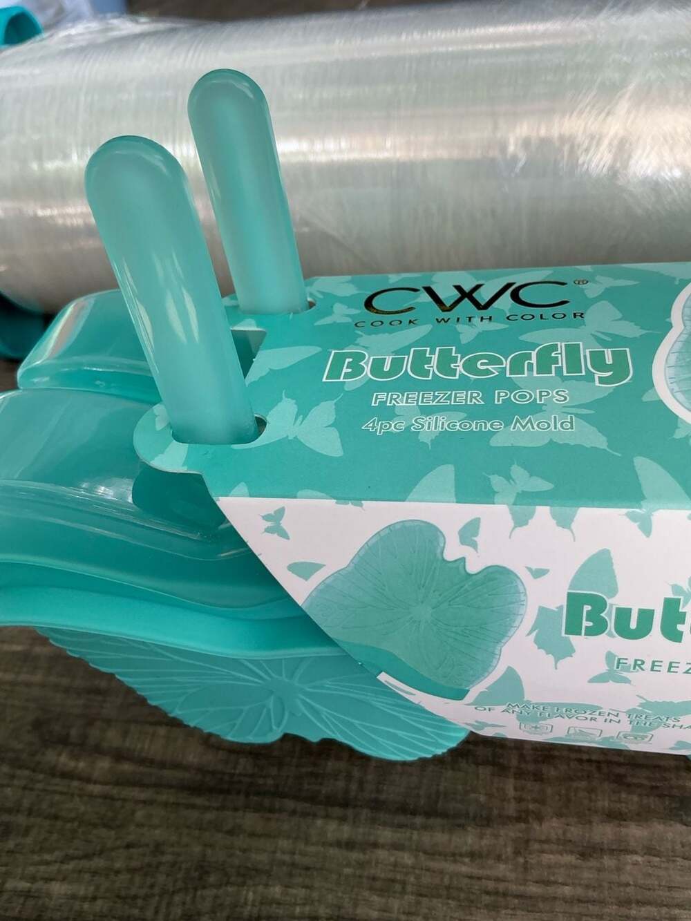 CWC Cook With Color Butterfly Freezer Pops 4pc Silicone Mold - Picture 4 of 4